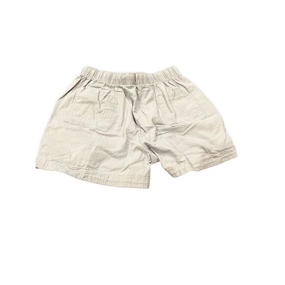 SESERAGI light blue Womens Cotton Linen Shorts Soft Elastic Waist Summer Casual - Picture 3 of 4